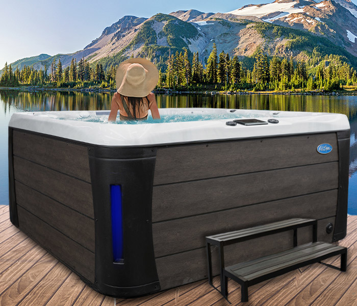 Calspas hot tub being used in a family setting - hot tubs spas for sale Sutherlin